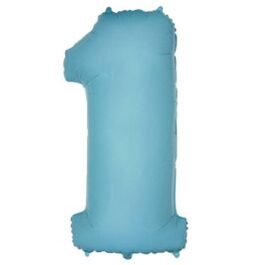 Nummer 1 babyblau
